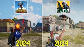 PUBG Mobile vs New State - Details and Physics Comparison