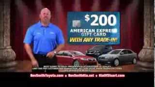 $200 American Express card from Bev Smith Kia