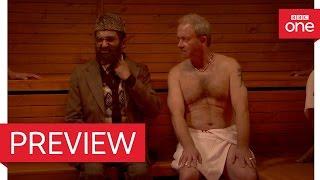 Mr Khan meets Andy (Harry Enfield) in the Sauna - Citizen Khan Series 5 Episode 4 - BBC