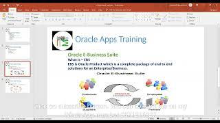 Oracle EBS Introduction Session. What is EBS?