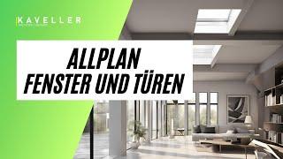 Allplan Tutorial - Fenster und Türen in BIM konform modellieren