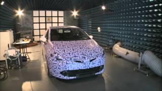 Initial tests of the new Renault Clio at the Technocentre in Aubevoye