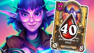 Perfect Game With a New Aranna Dragon Strategy | Dogdog Hearthstone Battlegrounds