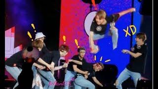 What happens when the stage is slippery...Taehyung falls hard