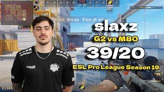 CS2 POV M80 slaxz (39/20) vs G2 (Vertigo) ESL Pro League Season 19