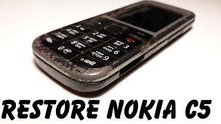 Restoration old Nokia C5-00 | Restore broken mobile phone Ремонт и восстановления ретро телефона