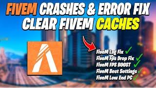 How to Clear Fivem Cache | How To Fix FiveM CRASHES & ERROR | FiveM Lag & FPS Drop Fix on Low End PC