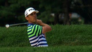 Billy Horschel's pre-round warm-up routine