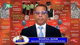 Solicitor Shafiul Azam, Azam & Co. Solicitors- Host, Criminal Justice TV show  04082024