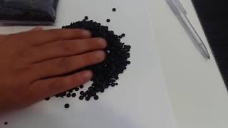 LDPE regranulate black color