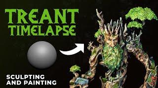 TREANT TIMELAPSE - 3D Sculpting and Painting