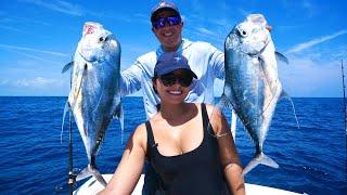 The BEST TASTING FISH in the KEYS - AFRICAN POMPANO  (Catch, Clean, Cook)