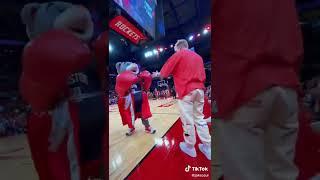 Jake Paul pulled a Will smith and smacked the rockets mascot #tiktok