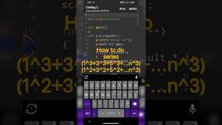 #mobile #coding #python #program #prgraming #htmlcoding #series (1^3+3^3....... 2024.