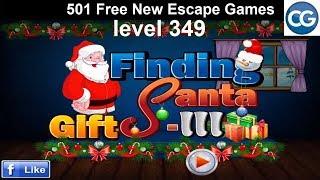 [Walkthrough] 501 Free New Escape Games level 349 - Finding santa gifts 3 - Complete Game