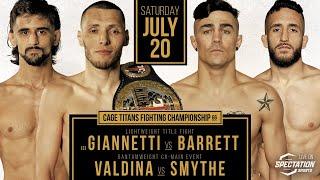 Cage Titans FC 66 Giannetti vs Barrett | FULL EVENT