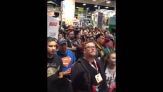 Periscope: 071115 SDCC - Batman v Superman Cast Crowd