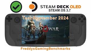 God of War (Test September 2024) on Steam Deck OLED with Steam OS 3.7