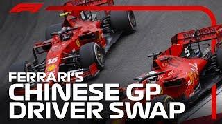 Ferrari Drivers Swap Positions | 2019 Chinese Grand Prix