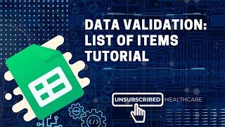 Data Validation List of Items
