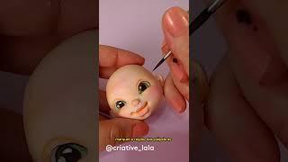 Como eu Pintei o Rosto da Personagem... #diycrafts #shorts #shortvideo #arte #artesanato