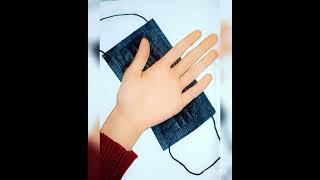 Making hand gloves  with surgical mask #shorts