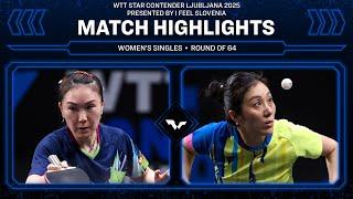 Xiaona Shan vs Ying Han | WS R64 | WTT Star Contender Ljubljana 2025