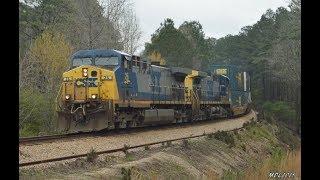 HD: CSX A&WP Sub. 3/11/2018: Railfanning the Newnan, GA Area