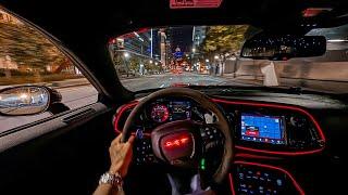 LATE NIGHT HELLCAT REDEYE DRIVE POV ‍⬛