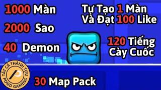 Tôi Phá Đảo Tất Cả Thành Tựu Trong Geometry Dash