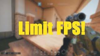 How to limit FPS in Rainbow Six Siege (Obsolete)