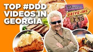 Top #DDD Videos in Georgia with Guy Fieri | Diners, Drive-Ins, and Dives | Food Network