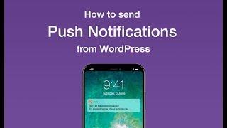 How to Send Push Notifications from Your WordPress Site