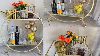 Bar Cart + Styling Ideas | South African YouTuber | Kgomotso Ramano