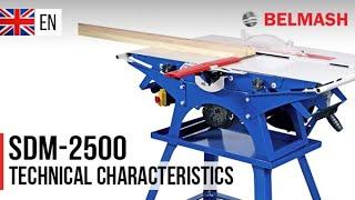 EN | SDM-2500 | BELMASH SDM-2500 Technical characteristics