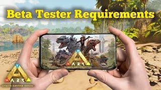 ARK Mobile Revamp Beta Tester Requirements | Ark Ultimate Survivor Edition Mobile | Android/IOS