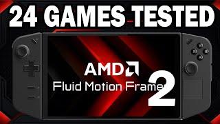 LENOVO LEGION GO: 24 GAMES TESTED WITH OFFICIAL AFMF2!