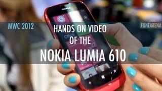 Nokia Lumia 610 - Quick Look from MWC 2012 - FoneArena