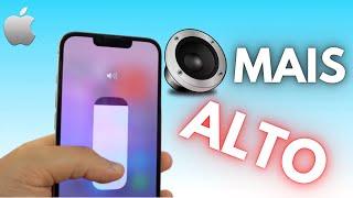 Como AUMENTAR o VOLUME do seu  iPhone (parece muito baixo)⬆️