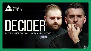 HONG KONG DECIDER | Mark Selby vs Jackson Page | World Grand Prix 2025