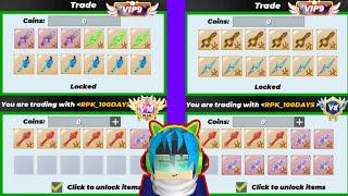 Wow Crazy Unbelievable Rare Trade in New Trade System Reaching Rank 1 in Skyblock BlockmanGo