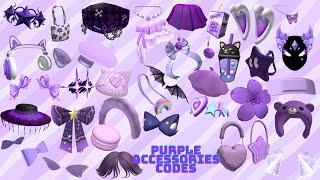 »•»  «•«┊PURPLE ACCESSORIES CODES┊»•»  «•«