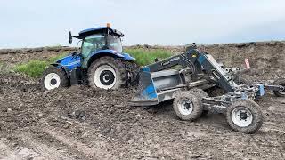 BÖYLE BATMA GÖRÜLMEDİ | NEW HOLLAND TR6.160S vs FARMER 5 METRE LAZER