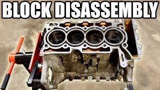 How to Completely Disassemble an Engine Block / Short Block