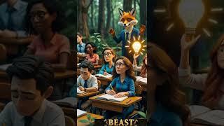 The Fox becomes a professor #fox #ai #satisfying #shorts