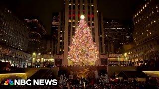 New York City lights up for the holidays