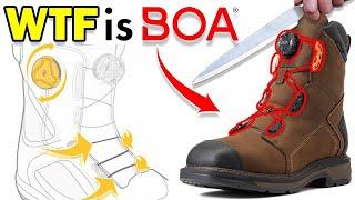 Why steel cable laces? - BOA Ariat Boot