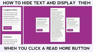 How to make a read more or read less button with HTML,  CSS AND JAVASCRIPT.