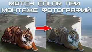 Match Color при монтаже фотографий