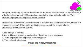 Azure Fundamentals Practice Questions || #AzureFundamentals #AZ900  @Vijay Tech360 ​